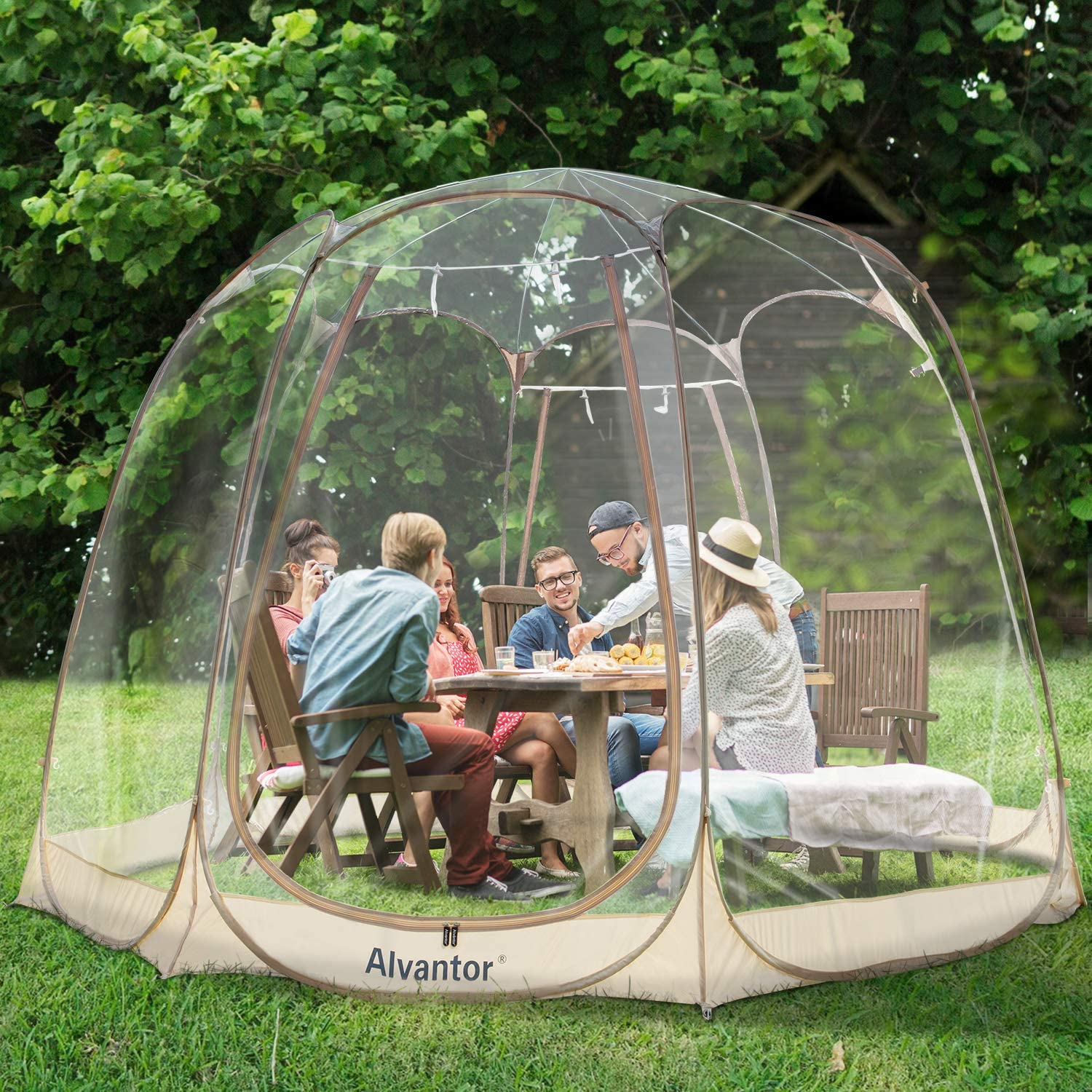 Alvantor 10' * 10' Pop-up Gazebo/ Bubble Tent for 4-6 Person