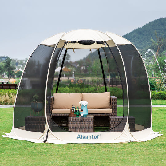 Alvantor Instant Pop Up Screen House Gazebo